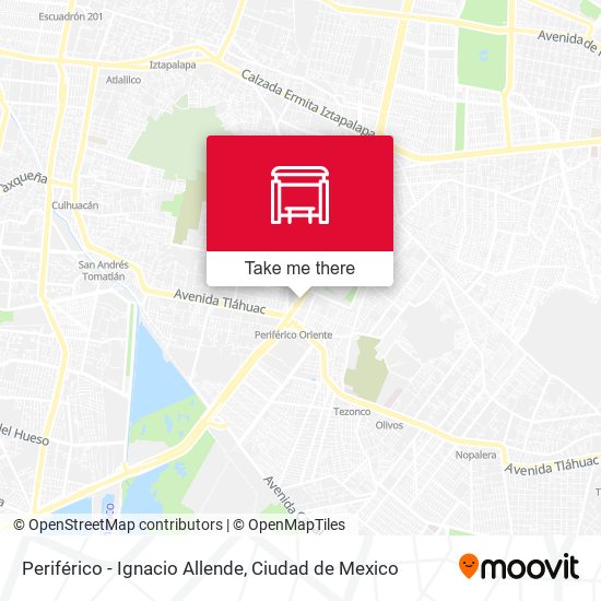 Periférico - Ignacio Allende map