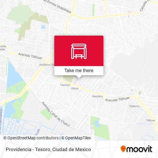 Mapa de Providencia - Tesoro
