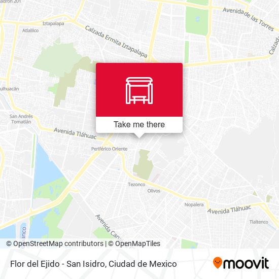 Flor del Ejido - San Isidro map