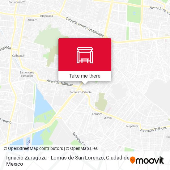 Ignacio Zaragoza - Lomas de San Lorenzo map