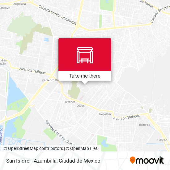 San Isidro - Azumbilla map