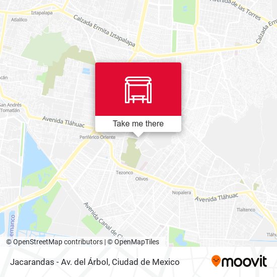 Jacarandas - Av. del Árbol map