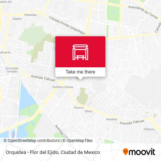 Orquídea - Flor del Ejido map