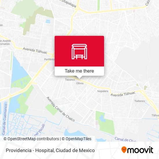 Providencia - Hospital map