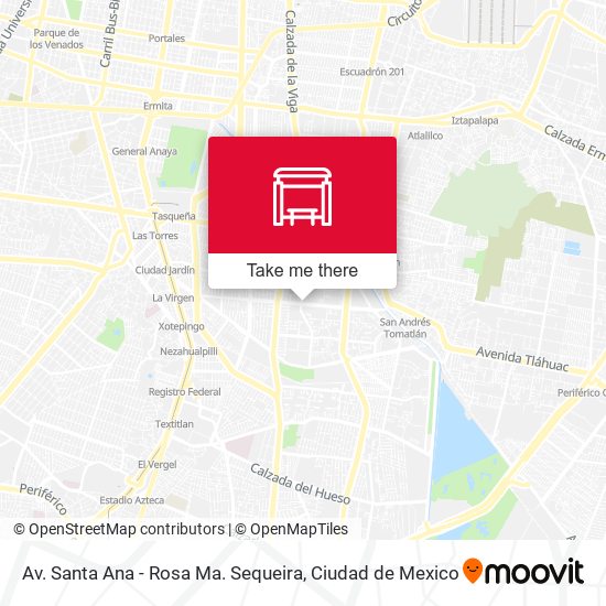Mapa de Av. Santa Ana - Rosa Ma. Sequeira