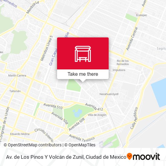 Av. de Los Pinos Y Volcán de Zunil map