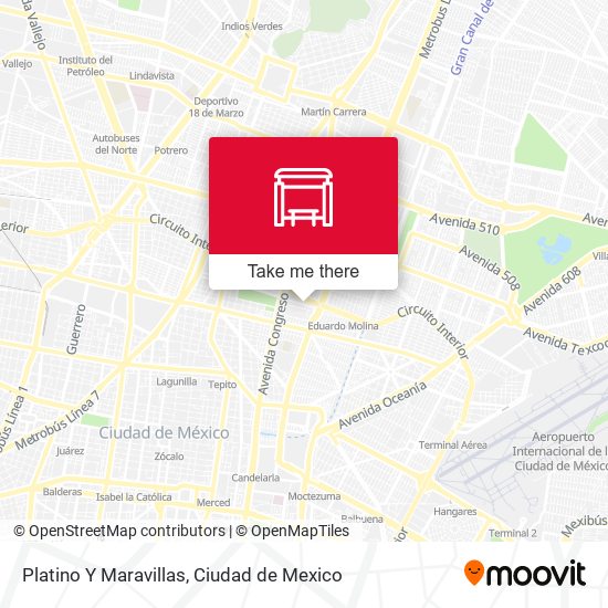 Platino Y Maravillas map