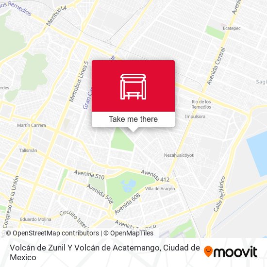 Mapa de Volcán de Zunil Y Volcán de Acatemango