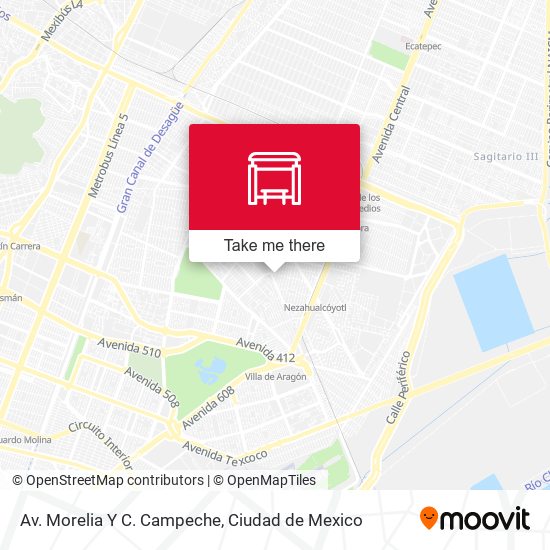 Av. Morelia Y C. Campeche map