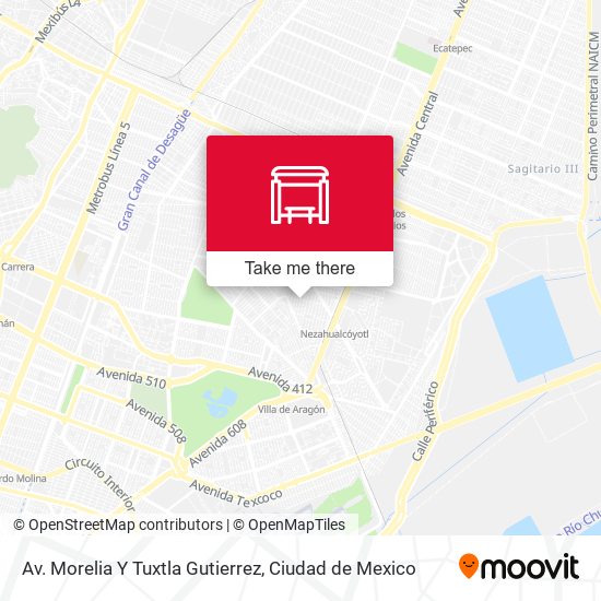 Av. Morelia Y Tuxtla Gutierrez map