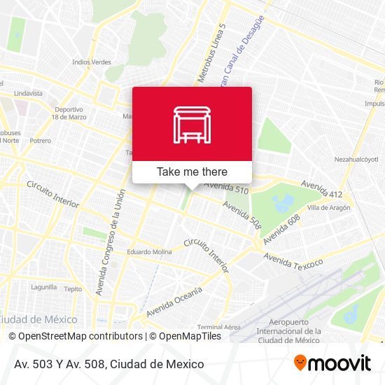 Mapa de Av. 503 Y Av. 508