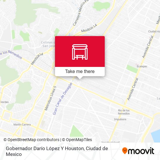 Gobernador Darío López Y Houston map