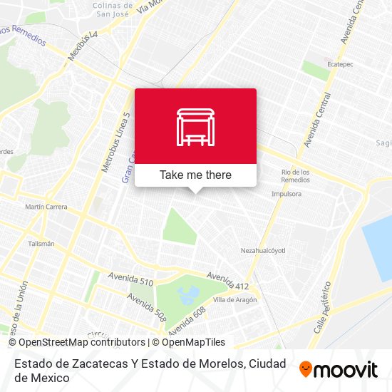 Estado de Zacatecas Y Estado de Morelos map