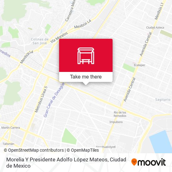 Morelia Y Presidente Adolfo López Mateos map