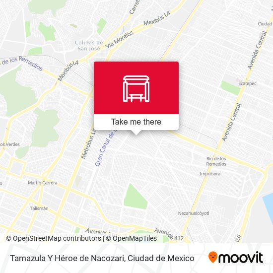 Mapa de Tamazula Y Héroe de Nacozari