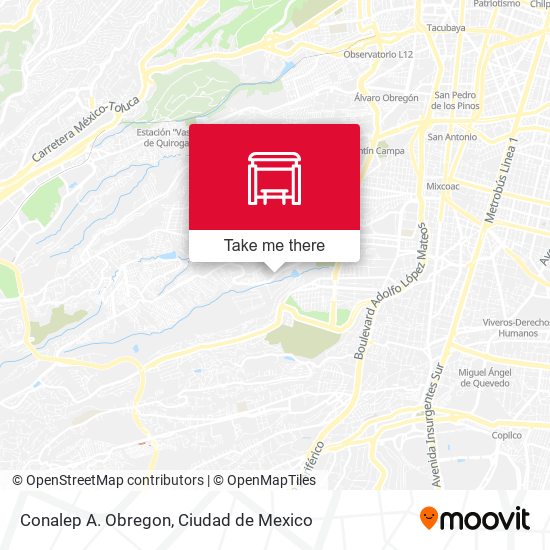 Mapa de Conalep A. Obregon