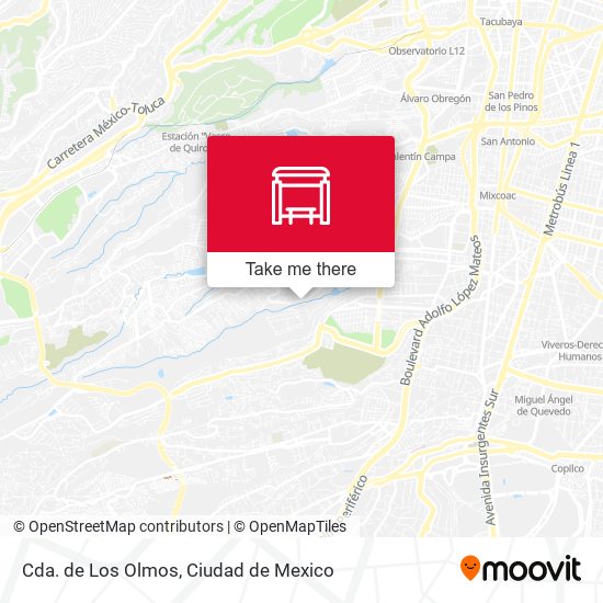 Mapa de Cda. de Los Olmos