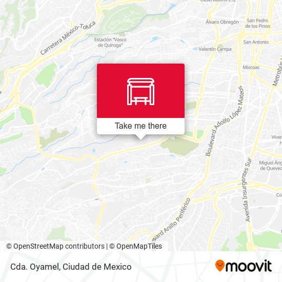 Mapa de Cda. Oyamel