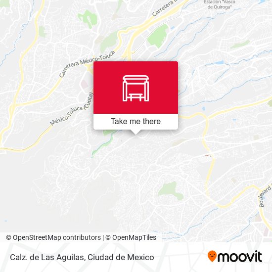 Mapa de Calz. de Las Aguilas