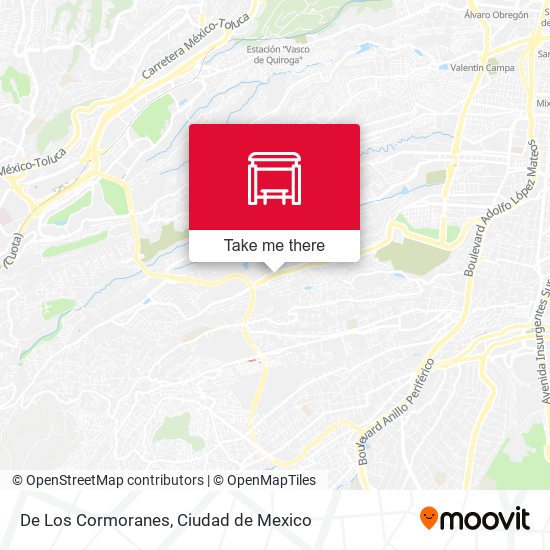 De Los Cormoranes map