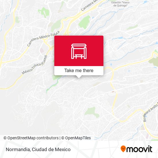 Mapa de Normandia