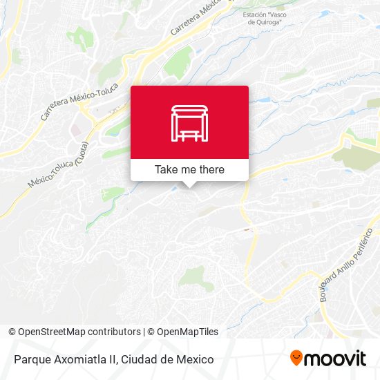 Parque Axomiatla II map