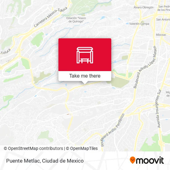 Puente Metlac map