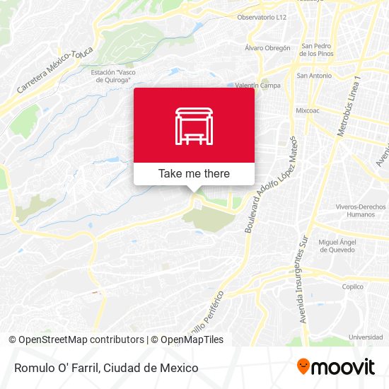 Mapa de Romulo O' Farril