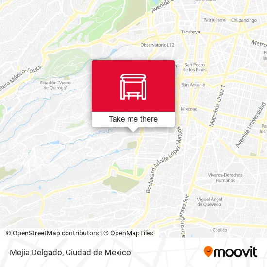 Mapa de Mejia Delgado