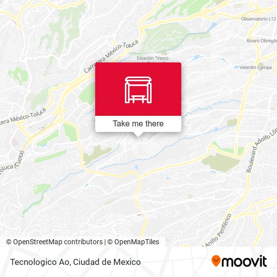 Mapa de Tecnologico Ao