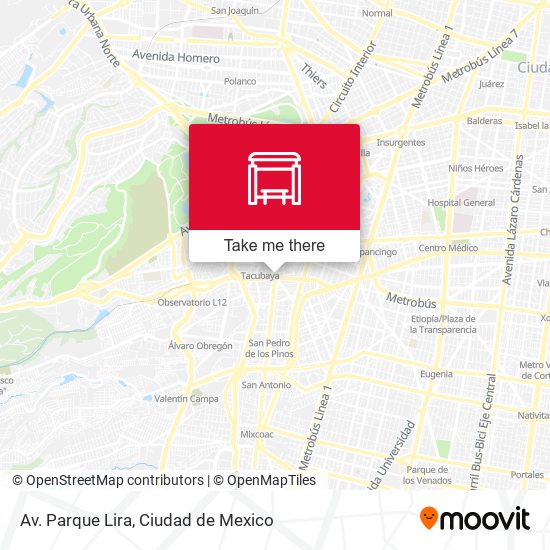 Av. Parque Lira map