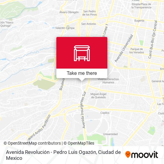 Mapa de Avenida Revolución - Pedro Luis Ogazón
