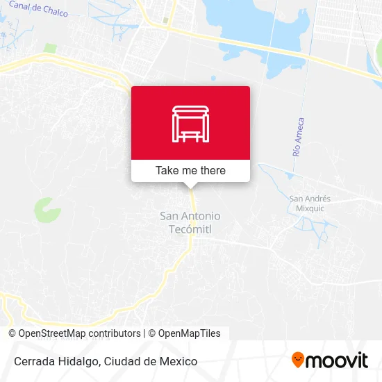 Cerrada Hidalgo map