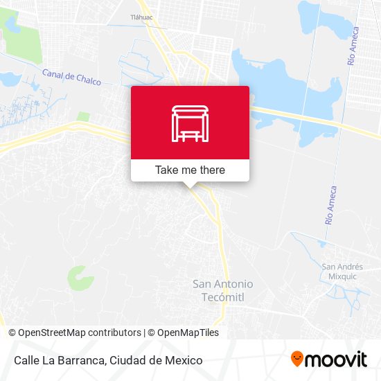 Calle La Barranca map