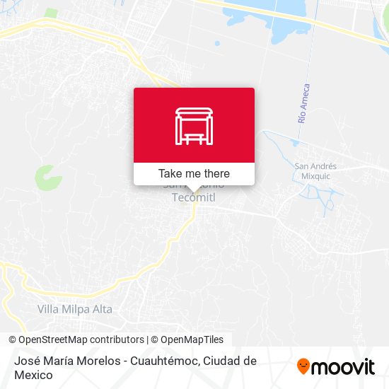 José María Morelos - Cuauhtémoc map
