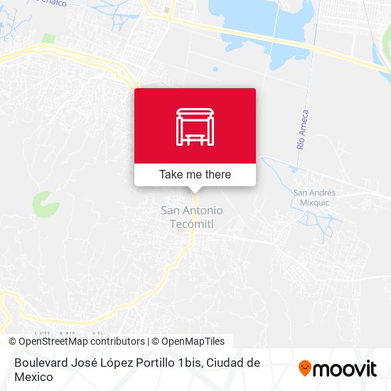 Boulevard José López Portillo 1bis map