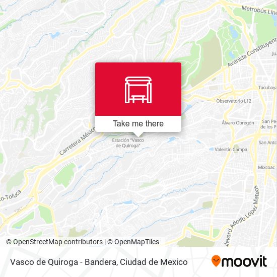 Mapa de Vasco de Quiroga - Bandera
