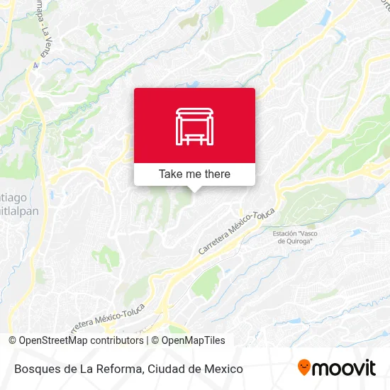Bosques de La Reforma map