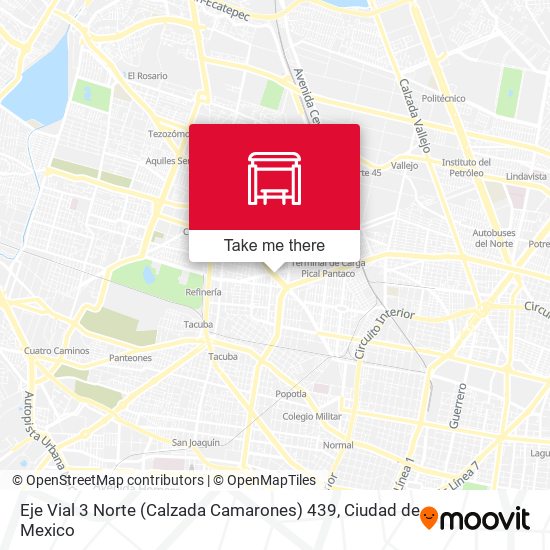Eje Vial 3 Norte (Calzada Camarones) 439 map
