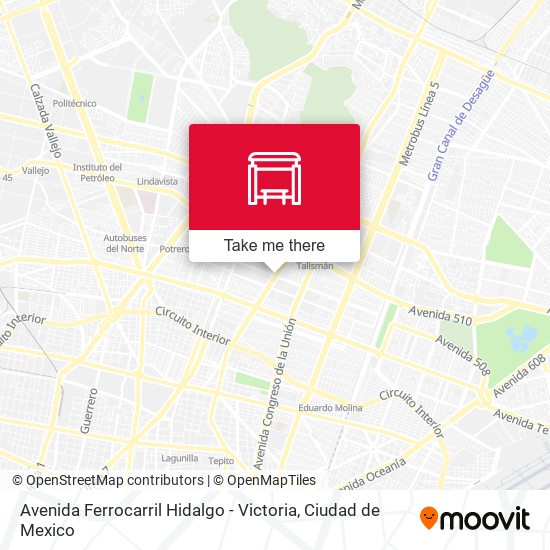 Avenida Ferrocarril Hidalgo - Victoria map