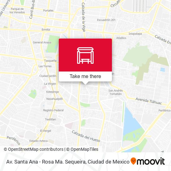 Mapa de Av. Santa Ana - Rosa Ma. Sequeira
