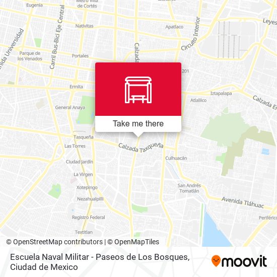 Escuela Naval Militar - Paseos de Los Bosques map