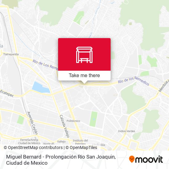 Miguel Bernard - Prolongación Río San Joaquin map