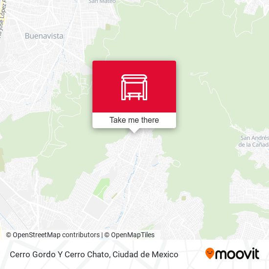 Cerro Gordo Y Cerro Chato map
