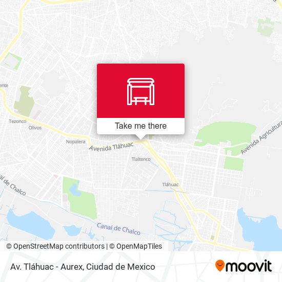 Mapa de Av. Tláhuac - Aurex