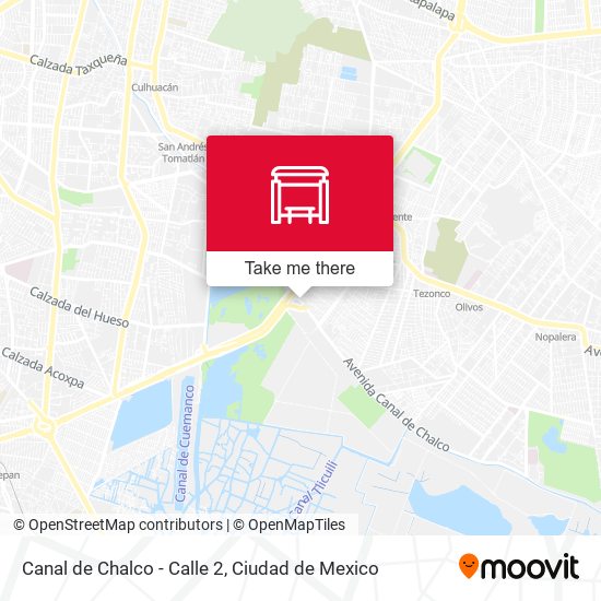Mapa de Canal de Chalco - Calle 2