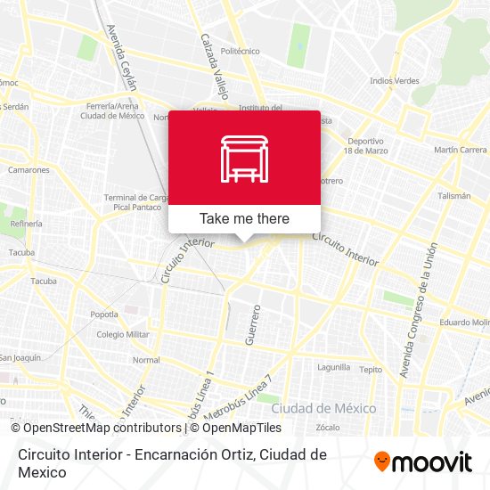 Mapa de Circuito Interior - Encarnación Ortiz