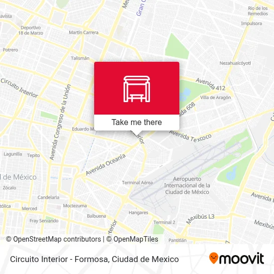 Circuito Interior - Formosa map