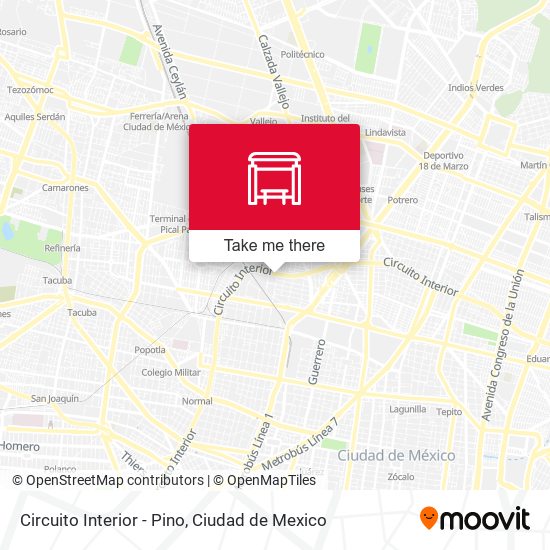Circuito Interior - Pino map