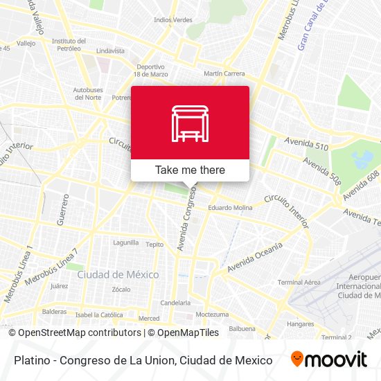 Mapa de Platino - Congreso de La Union